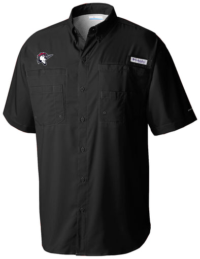 Fayetteville Woodpeckers Columbia Men's Home Cap Logo Fishing T-shirt