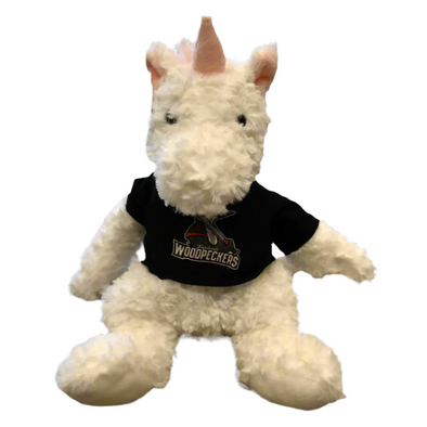 Fayetteville Woodpeckers Mascot Factory Plush Unicorn