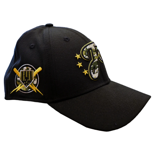 Fayetteville Woodpeckers New Era 2024-Armed Forces 39Thirty Flex Fit Cap
