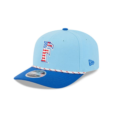 Fayetteville Woodpeckers New Era 2025 July 4th 9seventy Fitted Cap