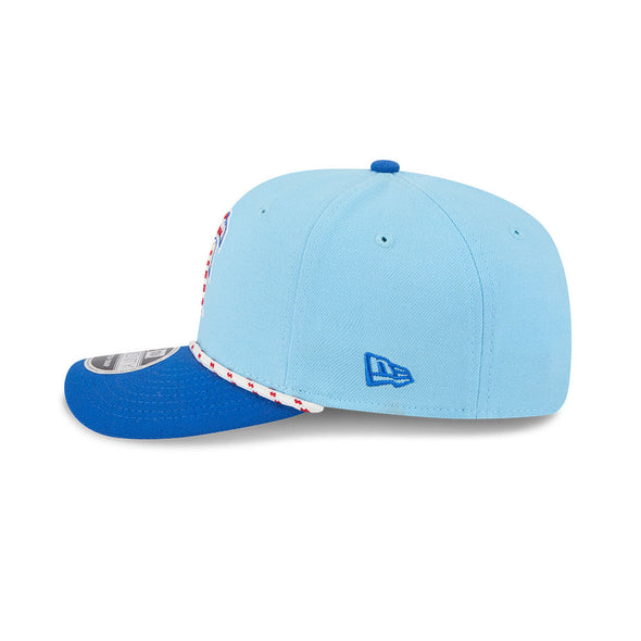 Fayetteville Woodpeckers New Era 2025 July 4th 9seventy Adjustable Cap