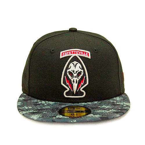 Fayetteville Woodpeckers New Era Authentic Black Ops 59Fifty Fitted Cap