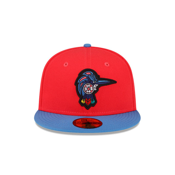 Fayetteville Woodpeckers New Era Authentic Guerreros 59Fifty Fitted Cap