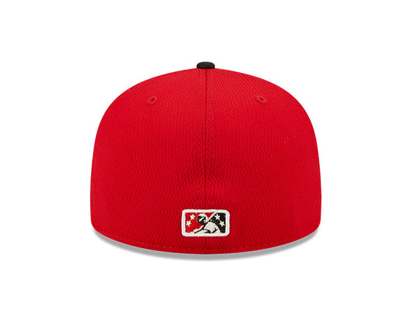 Fayetteville Woodpeckers New Era Authentic Home State Logo 59Fifty Fitted Cap