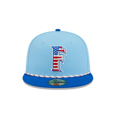 Fayetteville Woodpeckers New Era Authentic July 4th 2025 59Fifty Fitted Cap