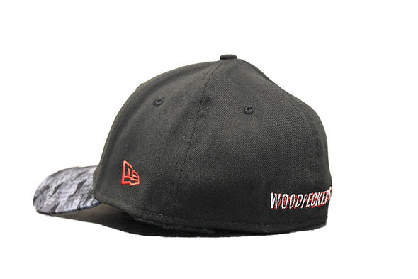 Fayetteville Woodpeckers New Era Black Ops 39Thirty Flex Fit Cap