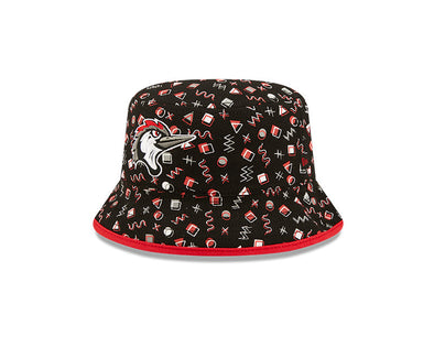 Fayetteville Woodpeckers New Era Toddler Pattern Bucket Cap