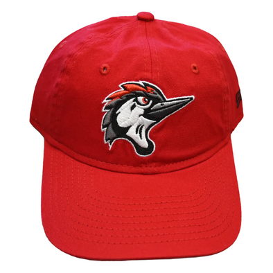 Fayetteville Woodpeckers New Era Youth Core Classic Red Adjustable Cap