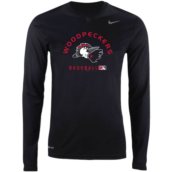 Fayetteville Woodpeckers Nike Dri-Fit Long Sleeve Legend T-shirt