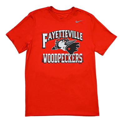 Fayetteville Woodpeckers Nike Red Legend T-shirt