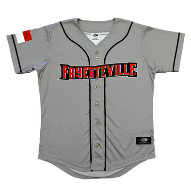 Fayetteville Woodpeckers OT Sports Youth Replica Road Jersey