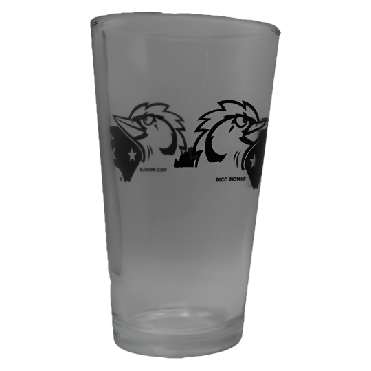 Fayetteville Woodpeckers Rico Alternate Logo Pint Glass