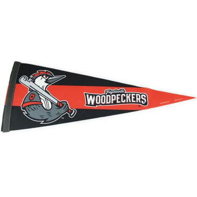 Fayetteville Woodpeckers Wincraft Primary Pennant