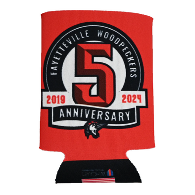 Fayetteville Woodpeckers Wincraft Sports 5th Year Can Cooler