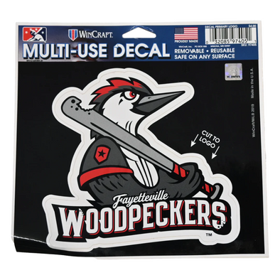 Fayetteville Woodpeckers Wincraft Sports Decal