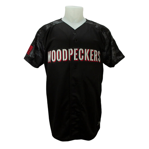Fayetteville Woodpeckers OT Sports Youth Black Ops Replica Jersey