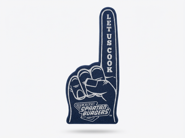 Navy Foam Finger