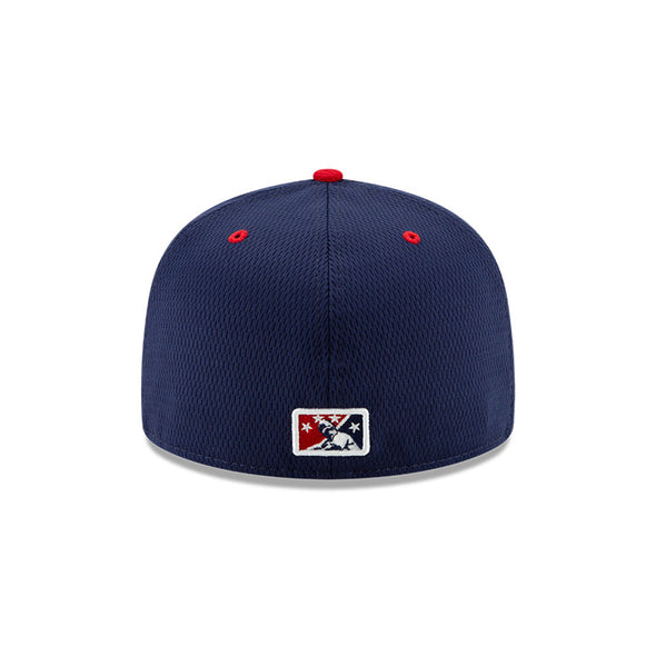 Spokane Indians New Era 59FIFTY Fitted BP Navy Home Logo Cap