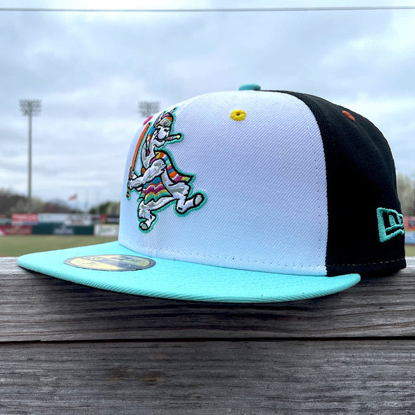 Hickory Crawdads 2024 New Era Llamas de Hickory 59Fifty Fitted Cap