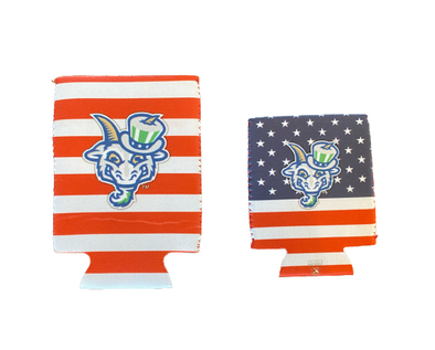 Hartford Yard Goats Flag Koozie