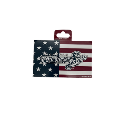 Norfolk Tides American Flag Decal