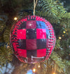 Great Lakes Loons Red Flannel Ornament