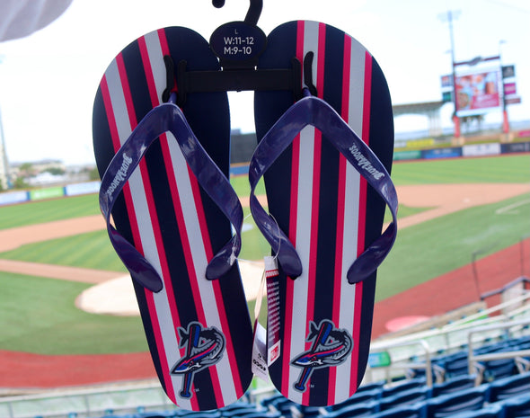 Pensacola Blue Wahoos Flip Flops