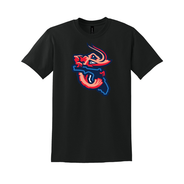 Jacksonville Jumbo Shrimp Florida Logo Basic Tee