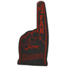 2 Sided Black/Red Foam Finger