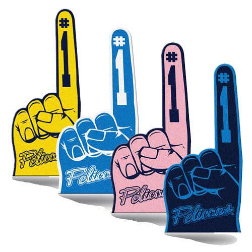 Myrtle Beach Pelicans Rico Industries Foam Finger