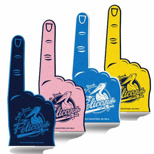 Myrtle Beach Pelicans Rico Industries Foam Finger