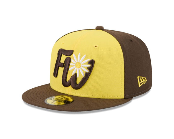 Fort Wayne TinCaps Daisies 2025 On-Field: 59FIFTY Brown Cap