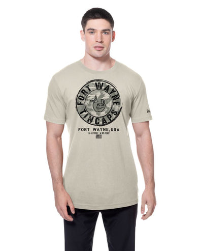 Fort Wayne TinCaps 2025 Armed Forces Stone Camo Tee