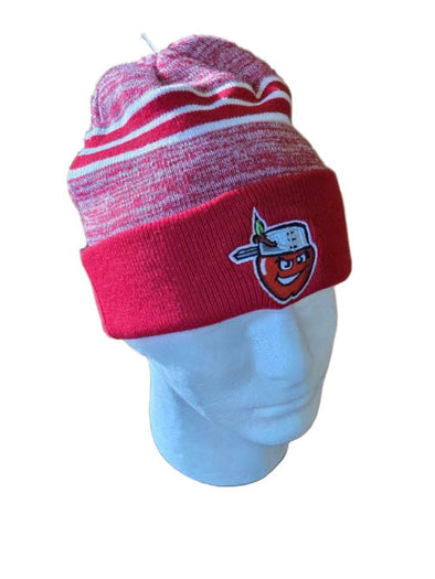 Fort Wayne TinCaps 2025 Knit Cuff Red Striped Beanie