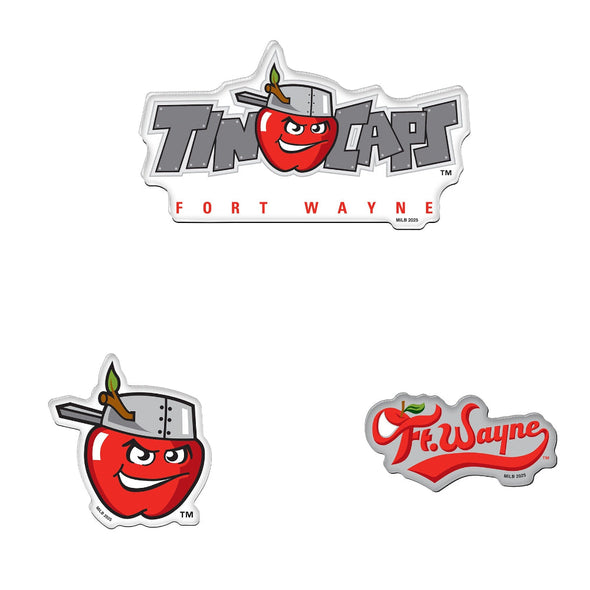 Fort Wayne TinCaps Acrylic Magnet 3 pk