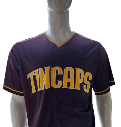 Fort Wayne TinCaps Adult Padres Brown Sunday Jersey