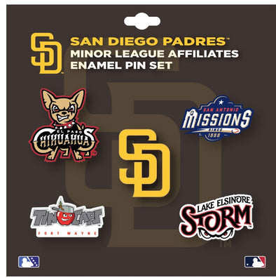 Fort Wayne TinCaps San Diego Affiliate Pin Set