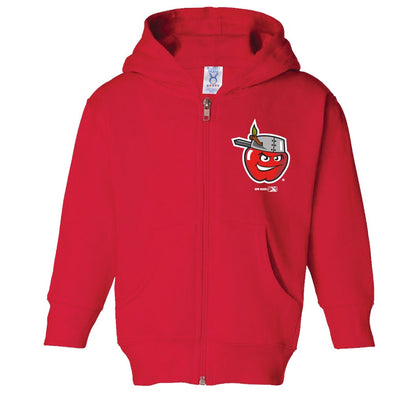 Fort Wayne TinCaps Red Toddler Full-Zip Hoodie