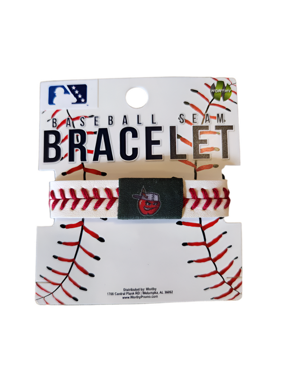 Fort Wayne TinCaps Baseball Seam Bracelet