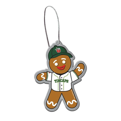 Fort Wayne TinCaps Gingerbread Player Ornament