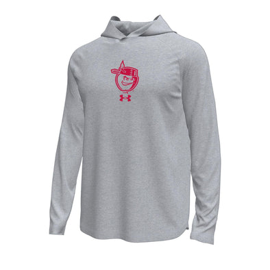 Fort Wayne TinCaps Under Armour Gray LS Hoodie