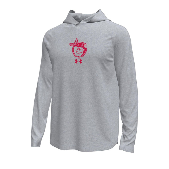 Fort Wayne TinCaps Under Armour Gray LS Hoodie