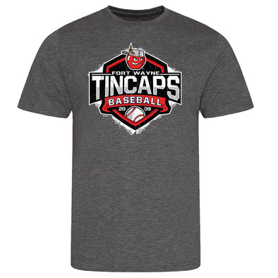 Fort Wayne TinCaps Irving Charcoal Tee