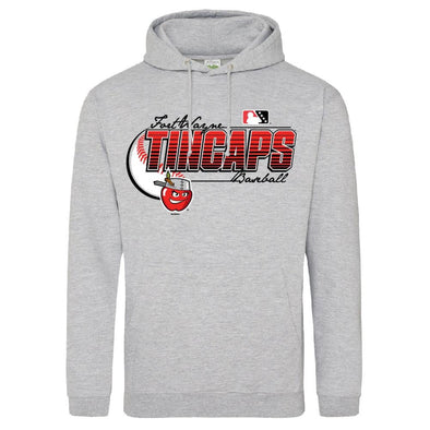 Fort Wayne TinCaps Lightweight Heather Gray Hooded Sweatshirt