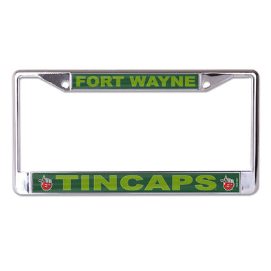 Fort Wayne TinCaps Metal License Plate Frame