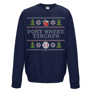 Fort Wayne TinCaps Lights Navy Crewneck