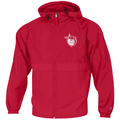 Fort Wayne TinCaps Red Light Weight Rain Jacket