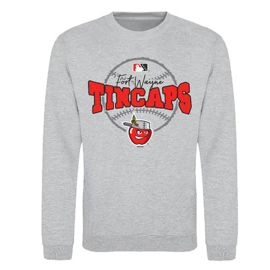 Fort Wayne TinCaps Sadowski Heather Gray Youth Crewneck