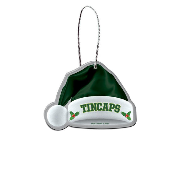 Fort Wayne TinCaps Santa Hat Ornament