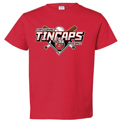 Fort Wayne TinCaps Wafer Red Toddler Tee